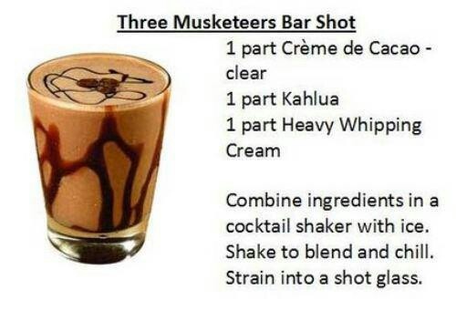 Three Musketeers recipe