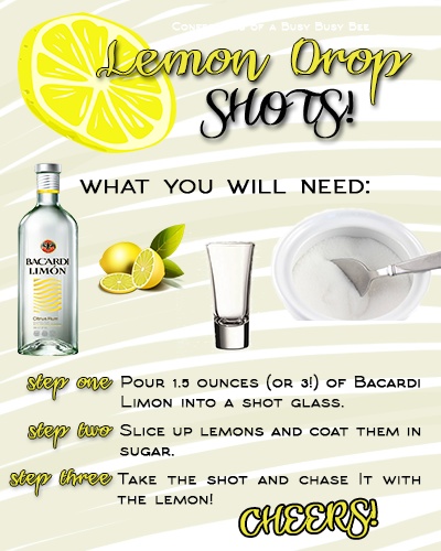 Lemon Drop Candy Shot