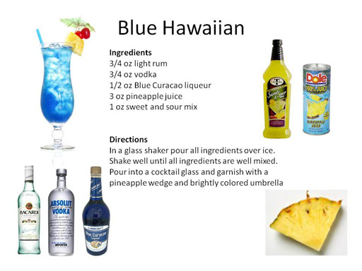 Blue Hawaiian Screw recipe