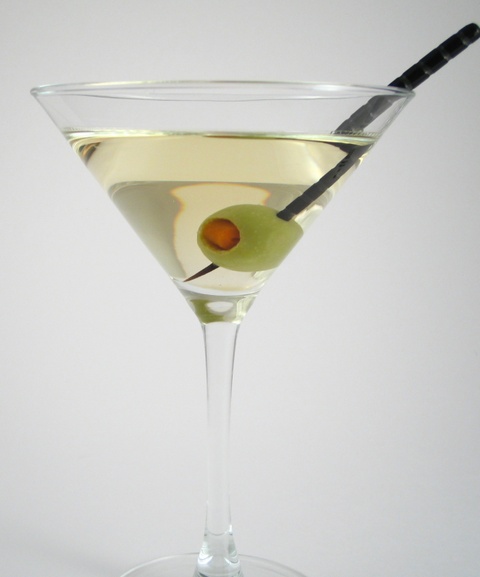 Down and Dirty Dry Martini