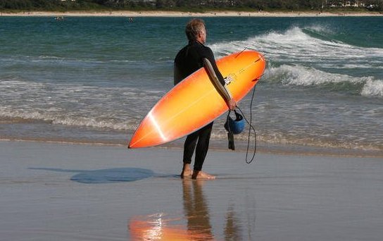Orange Surfboard