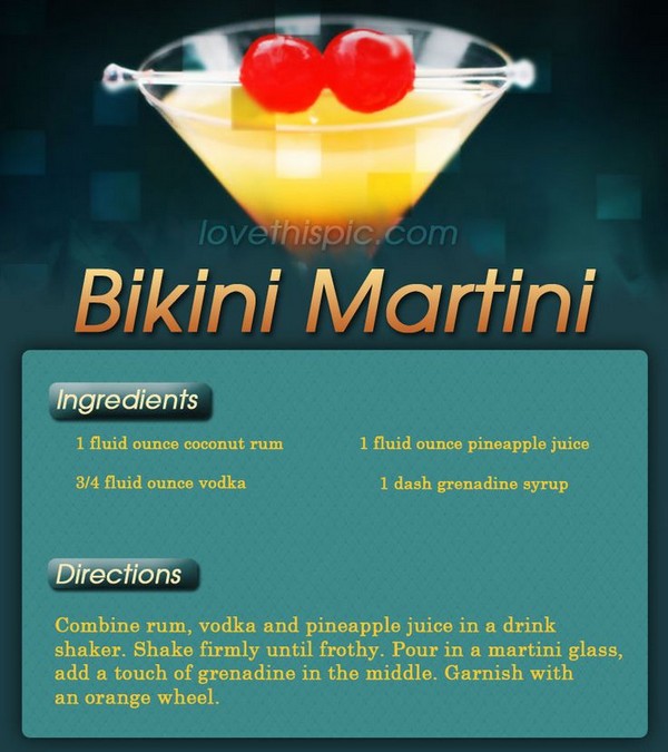 Bikini Cocktail recipe