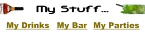 My Drink Recipes, Bar, and Parties