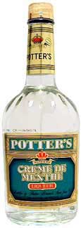 Potter's Creme de Menthe White