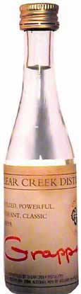 Clear Creek Grappa Moscato