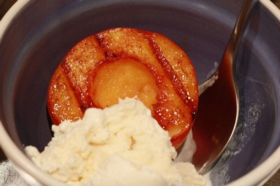 Brandied Peaches 'n' Cream recipe