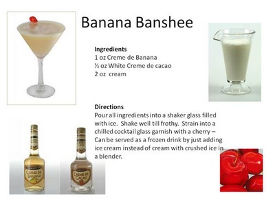 Chocolate Banana Banshee recipe