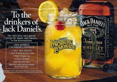 Jack Daniel's Lynchburg Lemonade recipe