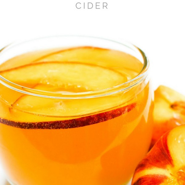 Sparkling Peach Cider recipe