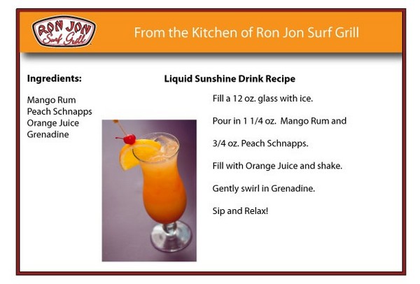 Liquid Sunshine recipe