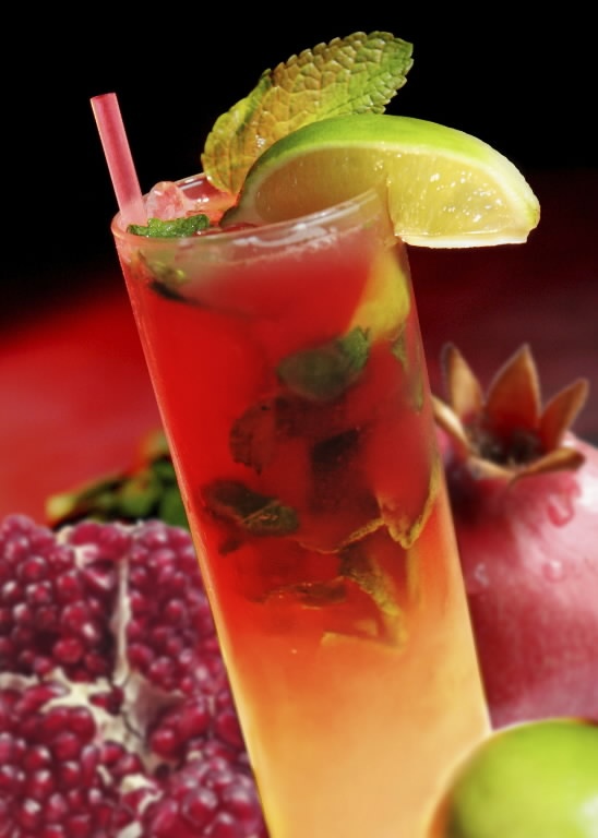 Sagatiba Pomegranate Mojito recipe