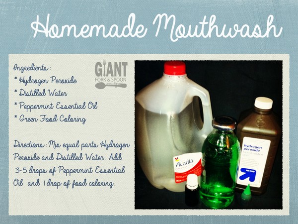 Mouthwash recipe