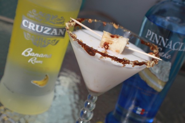 Banana Coffee Cake Martini recipe