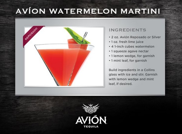 Avion Watermelon Cocktail recipe