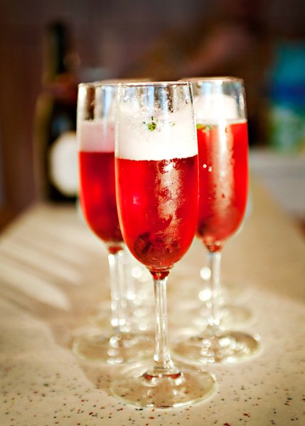 Cherry Champagne recipe