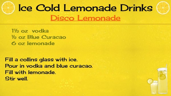 Disco Lemonade recipe