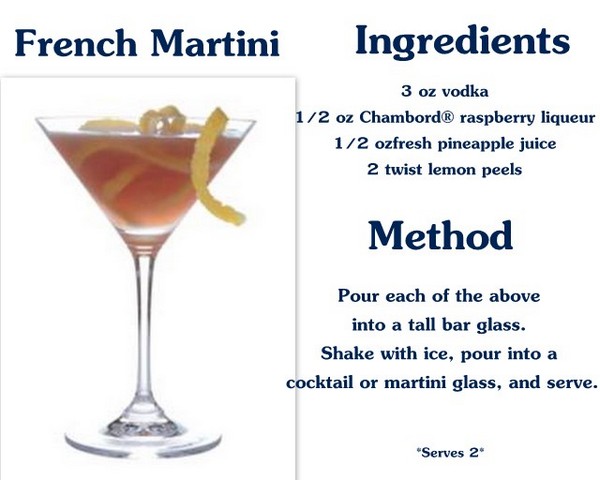 French Martini recipe