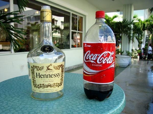Hennessy and Cherry Coke recipe