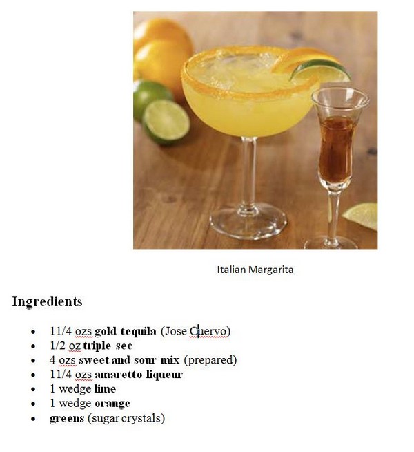 Italian Margarita recipe
