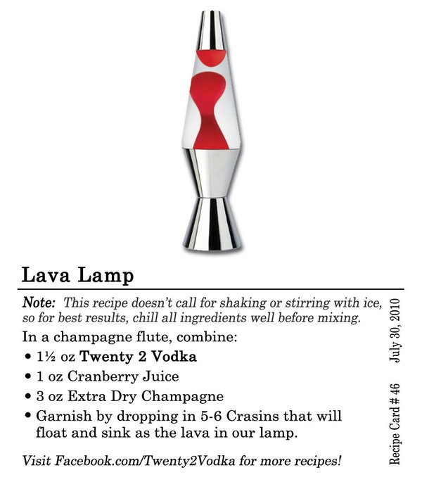 Lava Lamp recipe