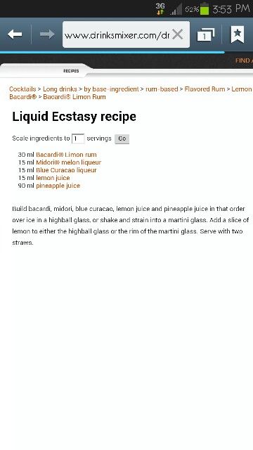 Liquid Ecstasy recipe