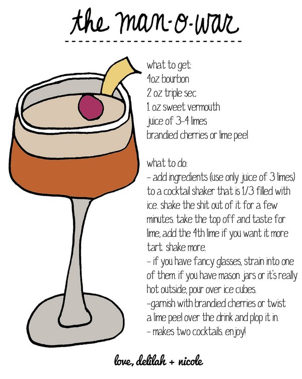 Man o' War recipe