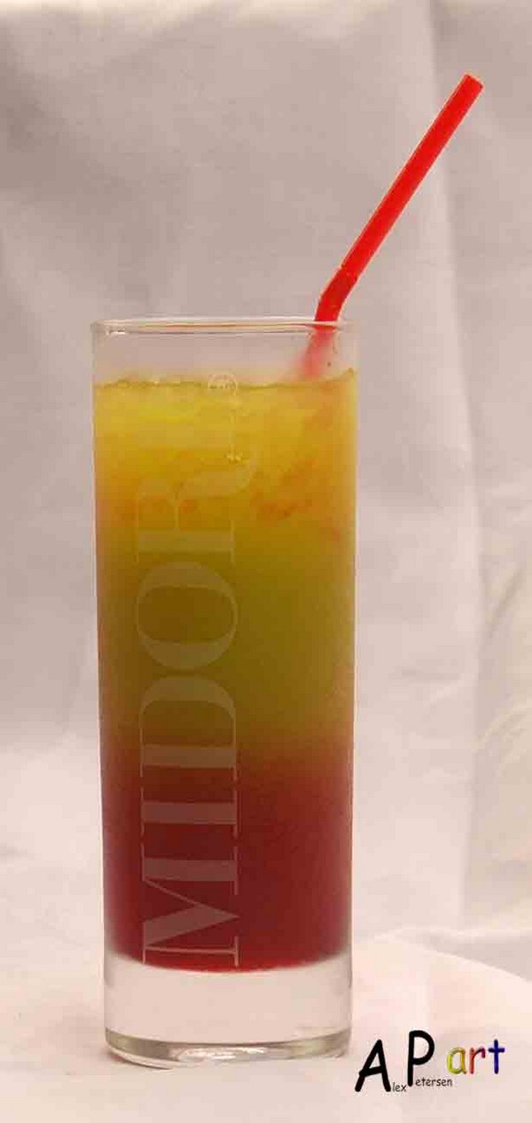 Midori Sunrise Cocktail Recipe