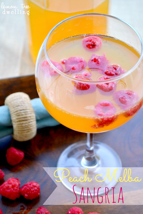 Peach Melba Freeze recipe