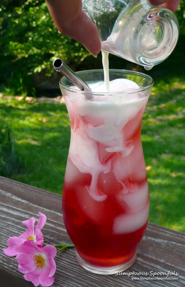 Strawberry and Coffee Cream Soda recipe