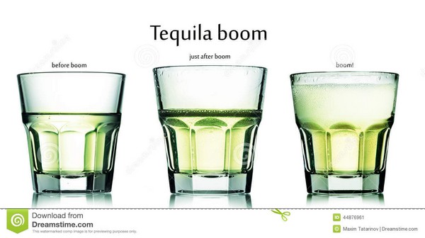 Tequila Bom Bom recipe