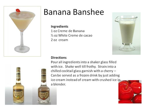 Banana Banshee recipe