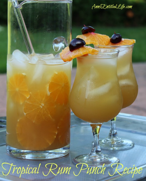 Tropical Whiskey Punch recipe