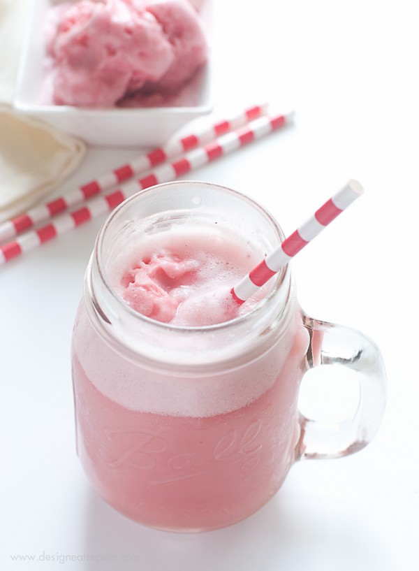 Raspberry Sherbet Punch