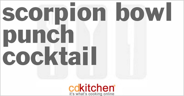 Scorpion Punch recipe
