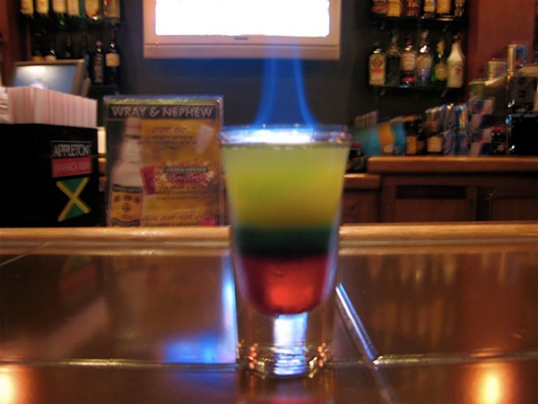 Flaming Rasta recipe