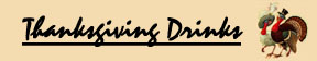 Thanksgiving Drink Recipes